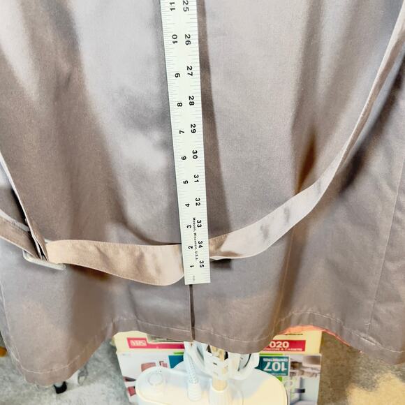 Stormport Trench Coat Men 42R ZipOut Lining Double Breast Cold Mild 2 Coats in 1 - Picture 10 of 16